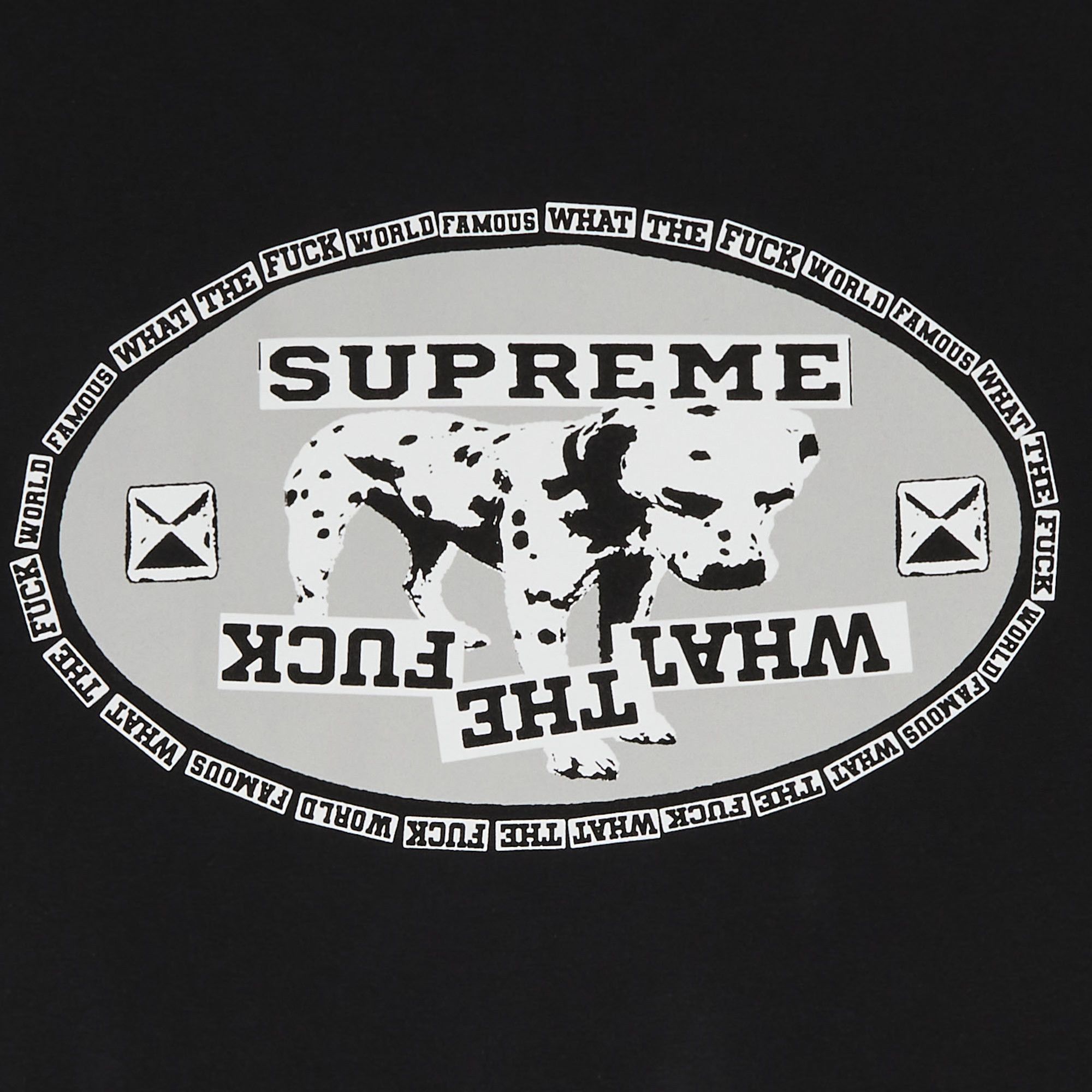 Buy Supreme Dalmatian Tee 'Black' - SS25T56 BLACK | GOAT