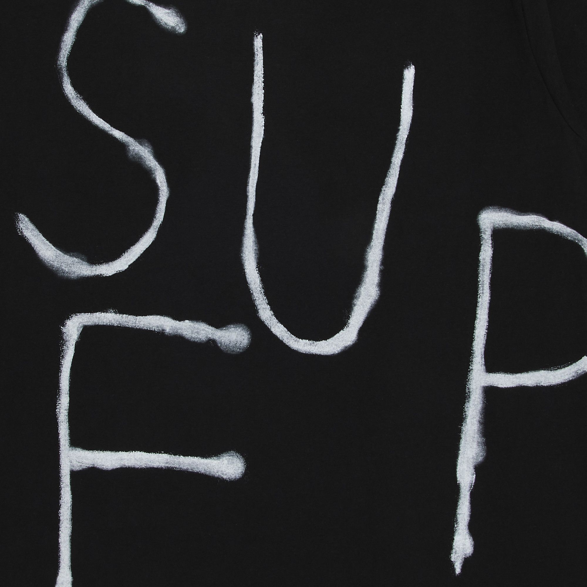 Supreme Painted Tee ブラック Supreme Paint Logo Tee Black Men's - SS20 - US
