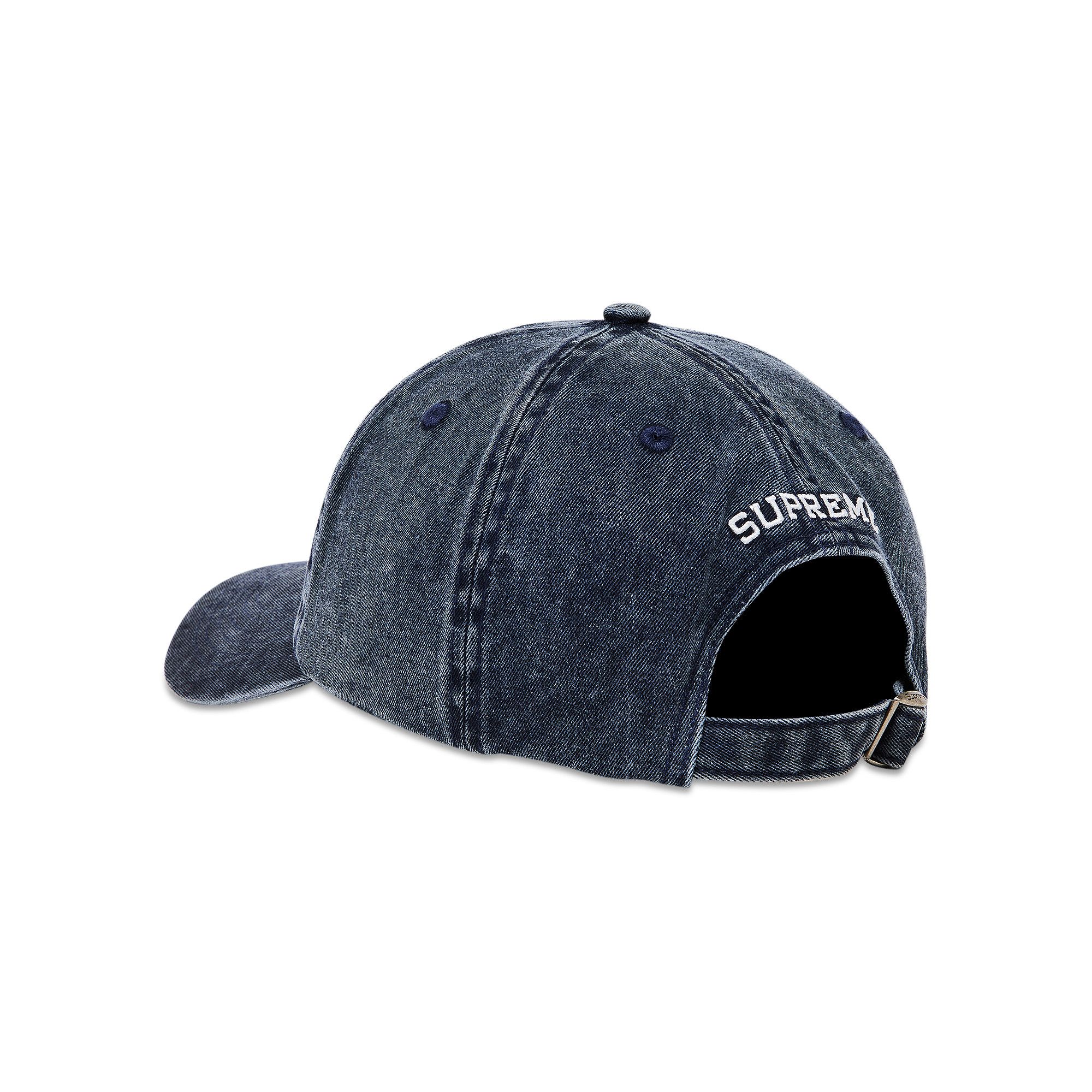 Buy Supreme Pigment Dye 6-Panel 'Navy' - SS25H32 NAVY | GOAT