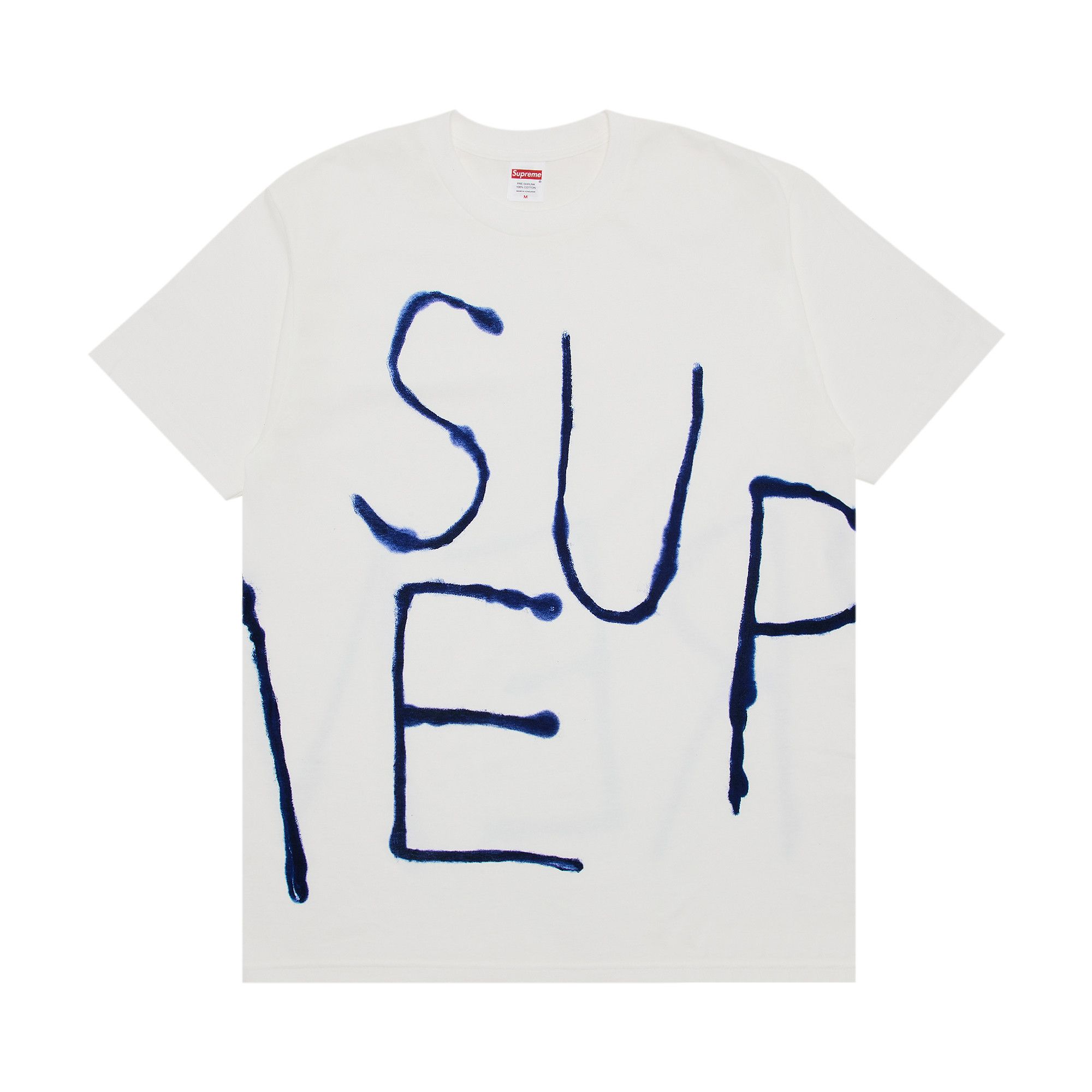 Buy Supreme Painted Tee 'White' - SS25T58 WHITE | GOAT