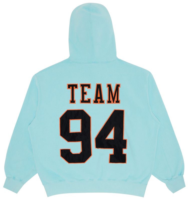 Supreme Team 94 Hooded Sweatshirt Aqua