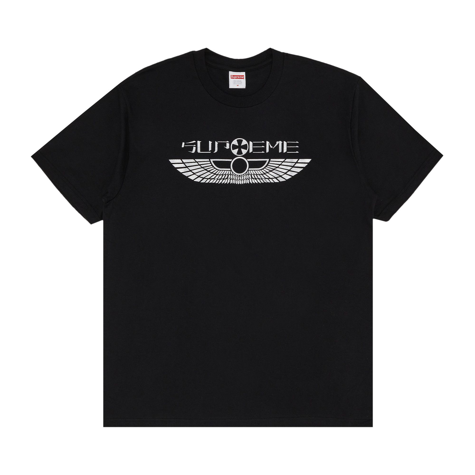 Buy Supreme Wings Tee 'Black' - SS25T49 BLACK | GOAT