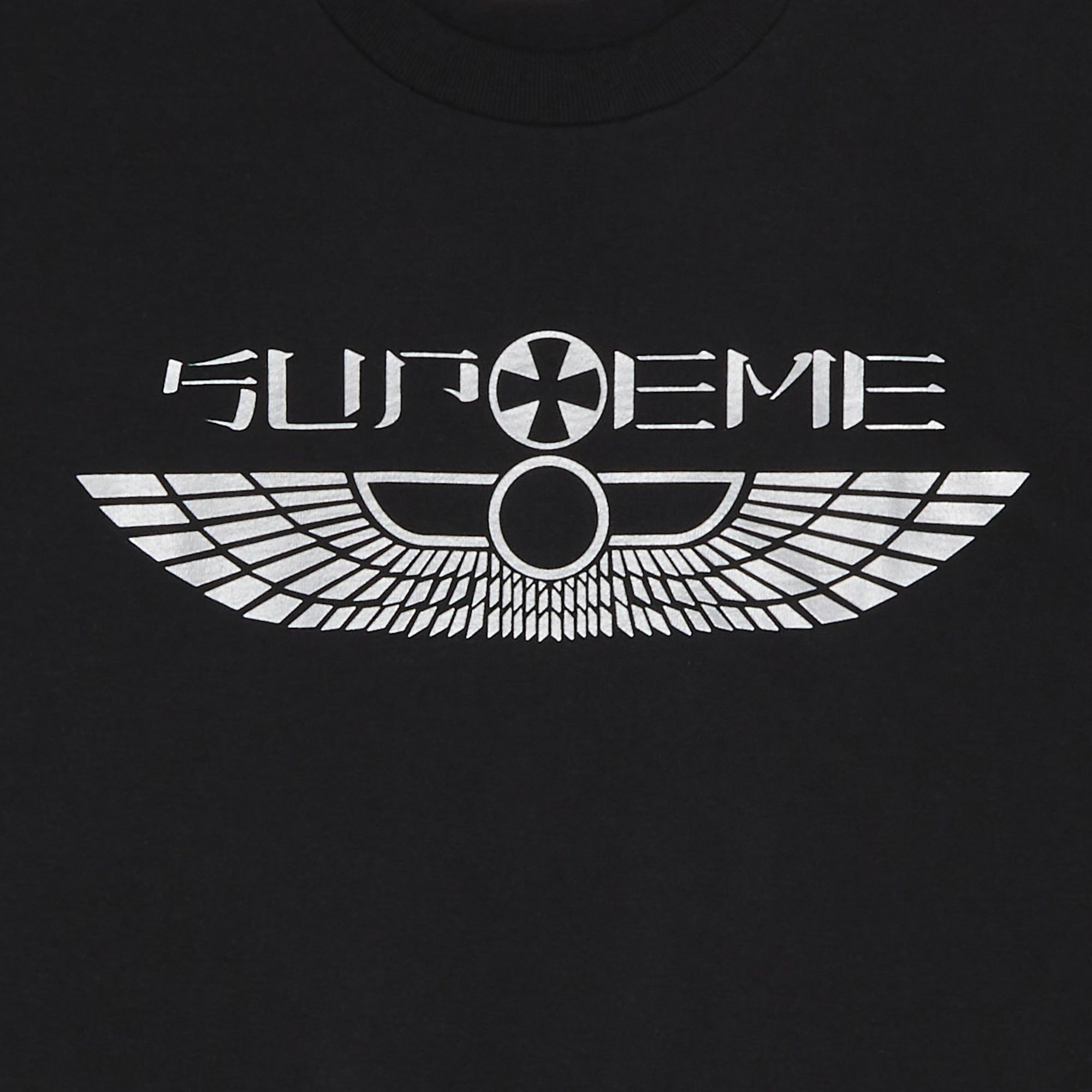 Supreme Wings Tee Black Men's - SS25 - US