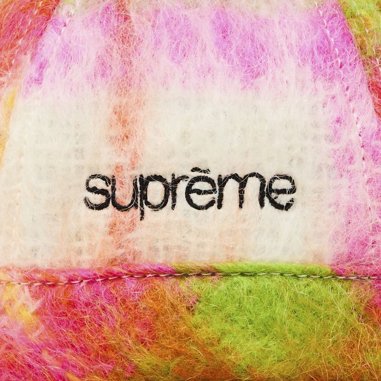 Buy Supreme Mohair Plaid Bell Hat 