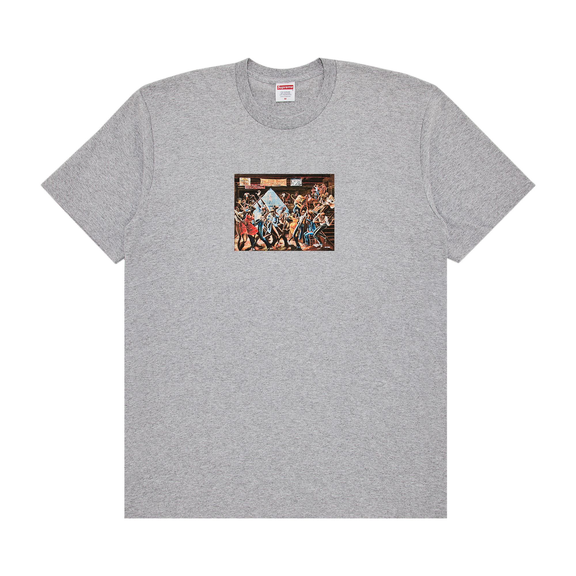 Tシャツ・カットソー Supreme Blockbuster T-Shirt Heather Grey Buy Supreme x Ernie Barnes Tee 'Heather Grey' - SS25T16