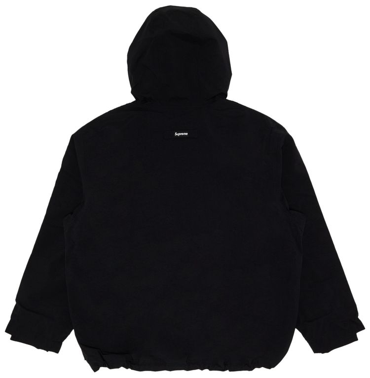Supreme GORE TEX Stripe Hooded Jacket Black