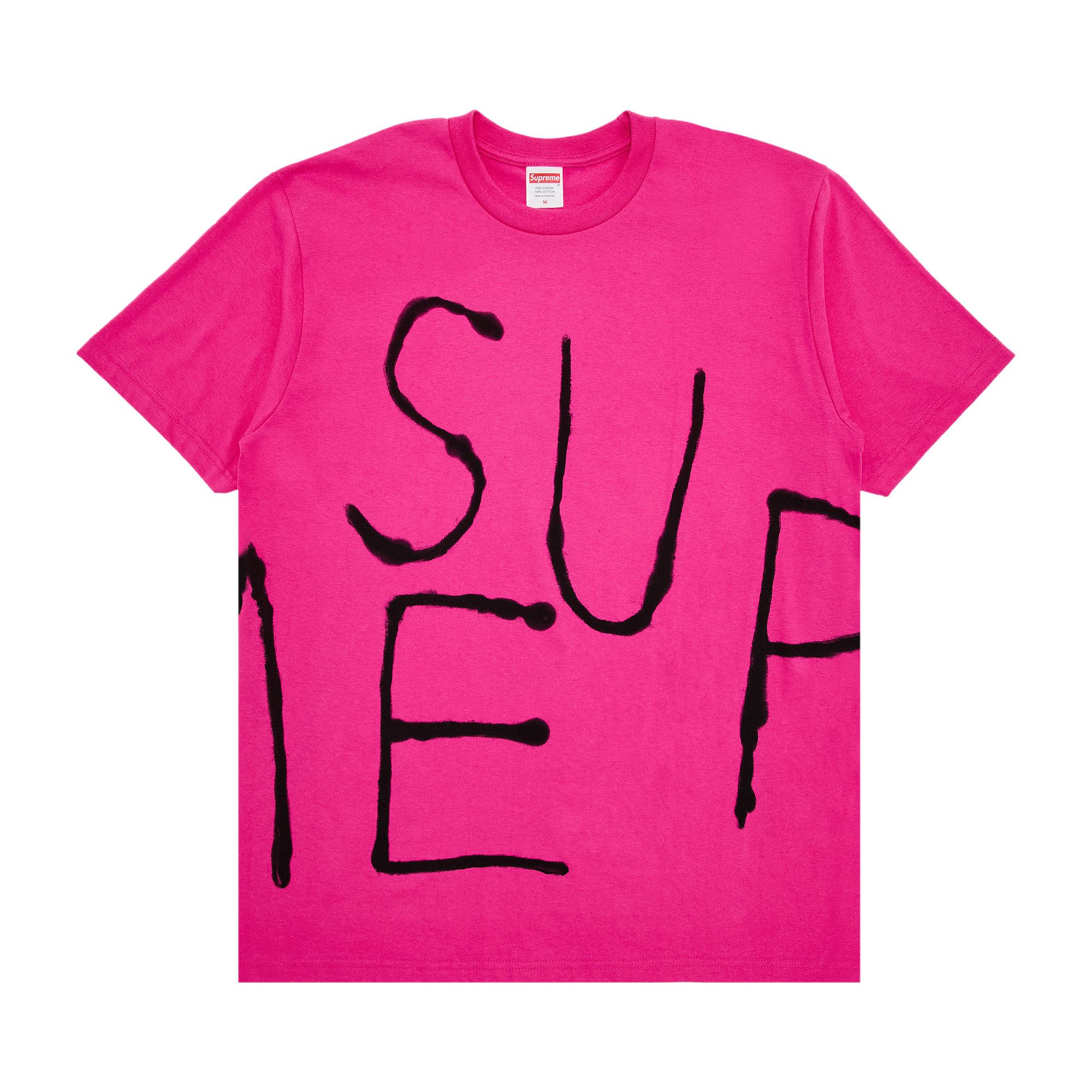 Buy Supreme Painted Tee 'Fuchsia' - SS25T58 FUCHSIA | GOAT
