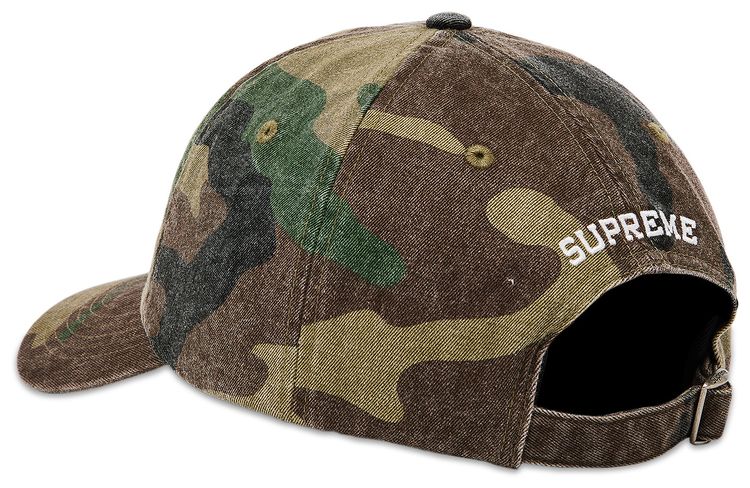 Supreme Pigment Dye 6 Panel Woodland Camo