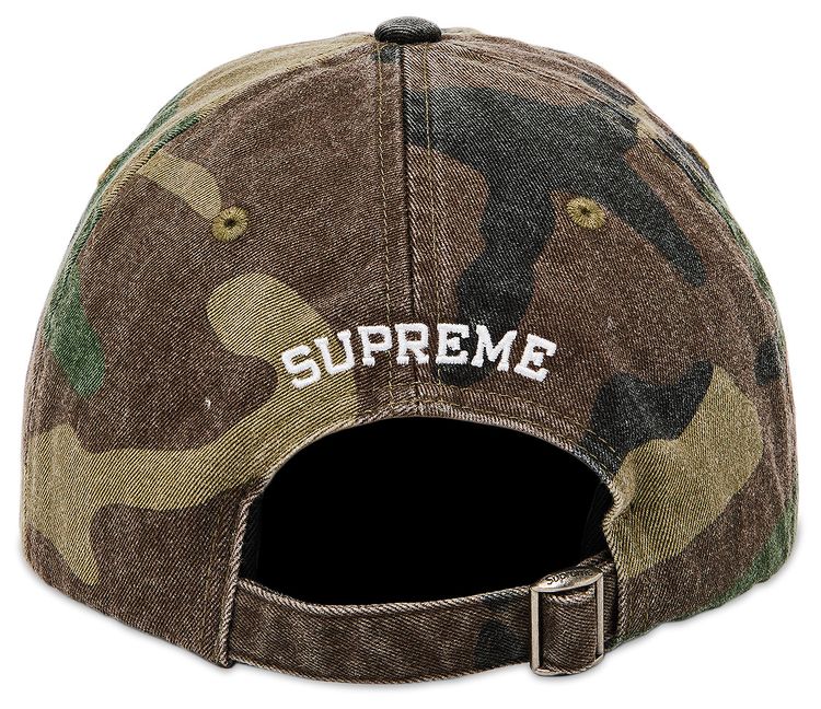 Supreme Pigment Dye 6 Panel Woodland Camo