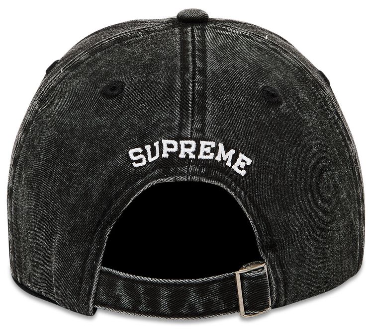 Supreme Pigment Dye 6 Panel Black