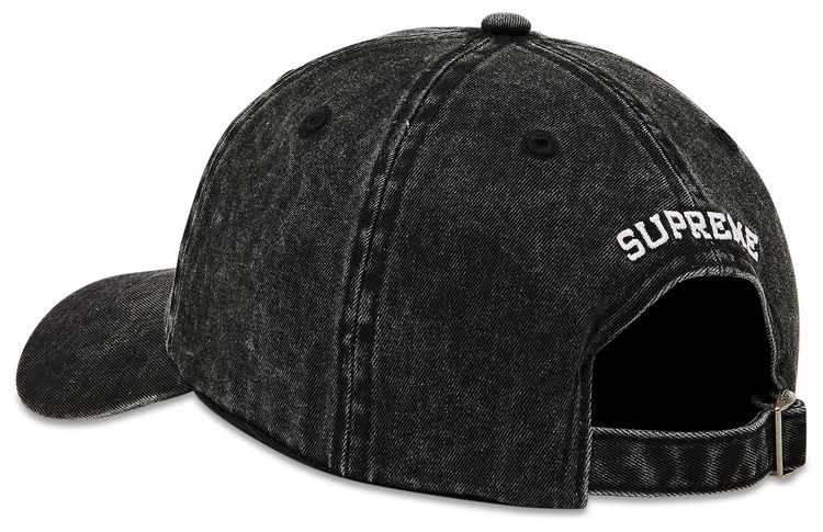 Supreme Pigment Dye 6 Panel Black