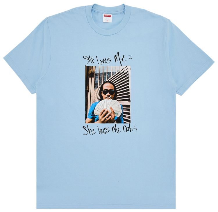 Supreme Max B Tee Powder Blue