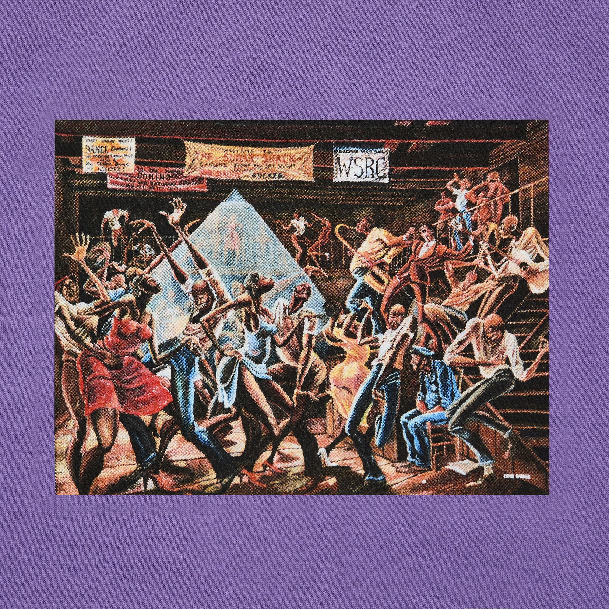 Buy Supreme x Ernie Barnes Tee 'Purple' - SS25T16 PURPLE | GOAT