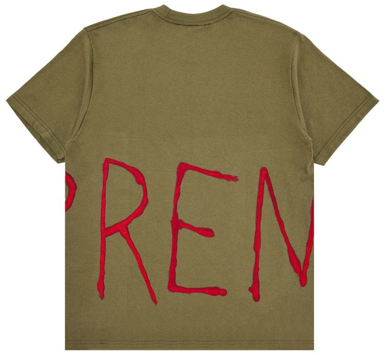 Supreme Painted Tee Light Olive