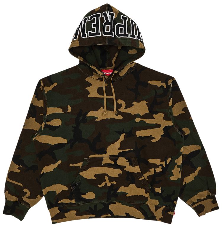Supreme Team 94 Hooded Sweatshirt Woodland Camo