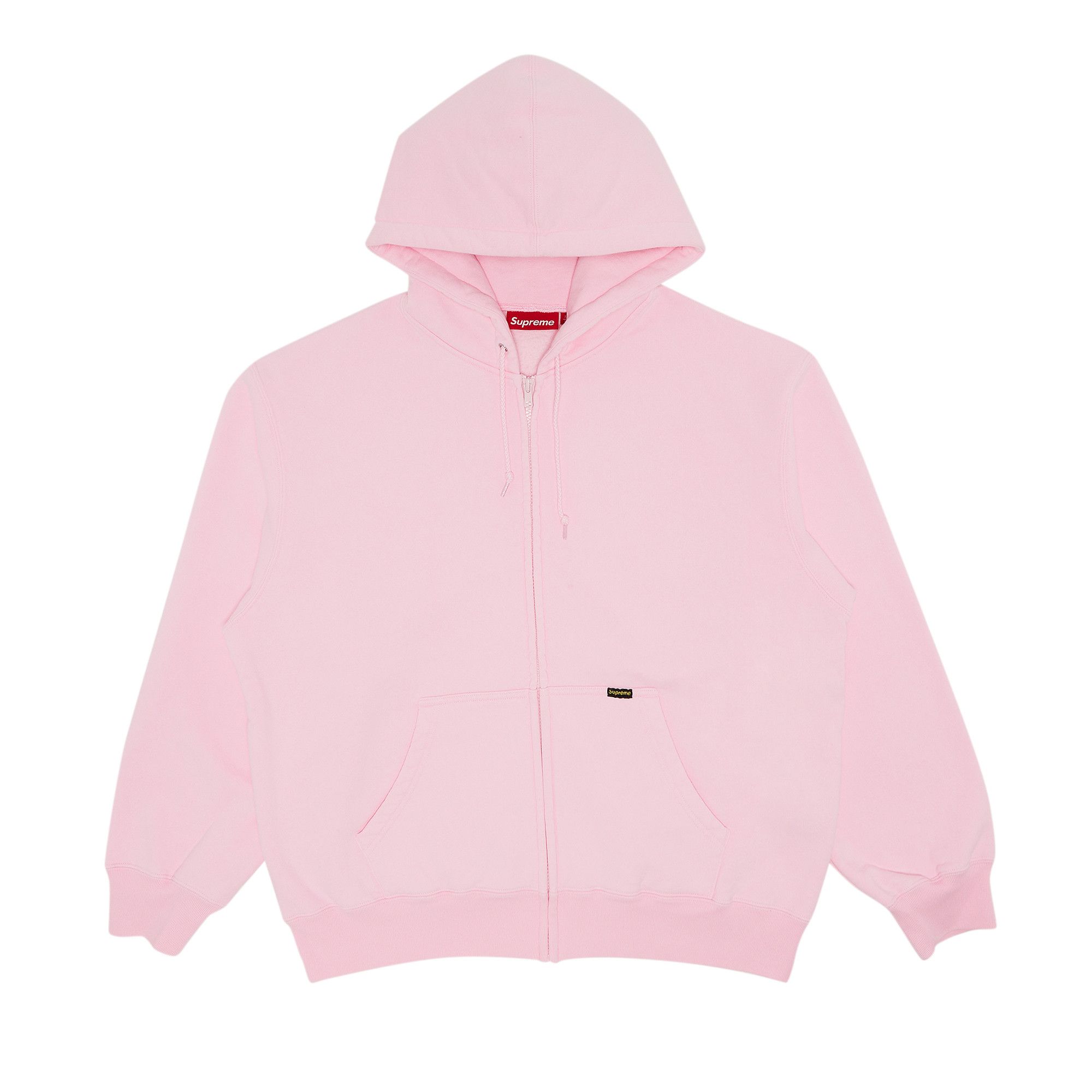 Buy Supreme Work Zip Up Hooded Sweatshirt 'Light Pink