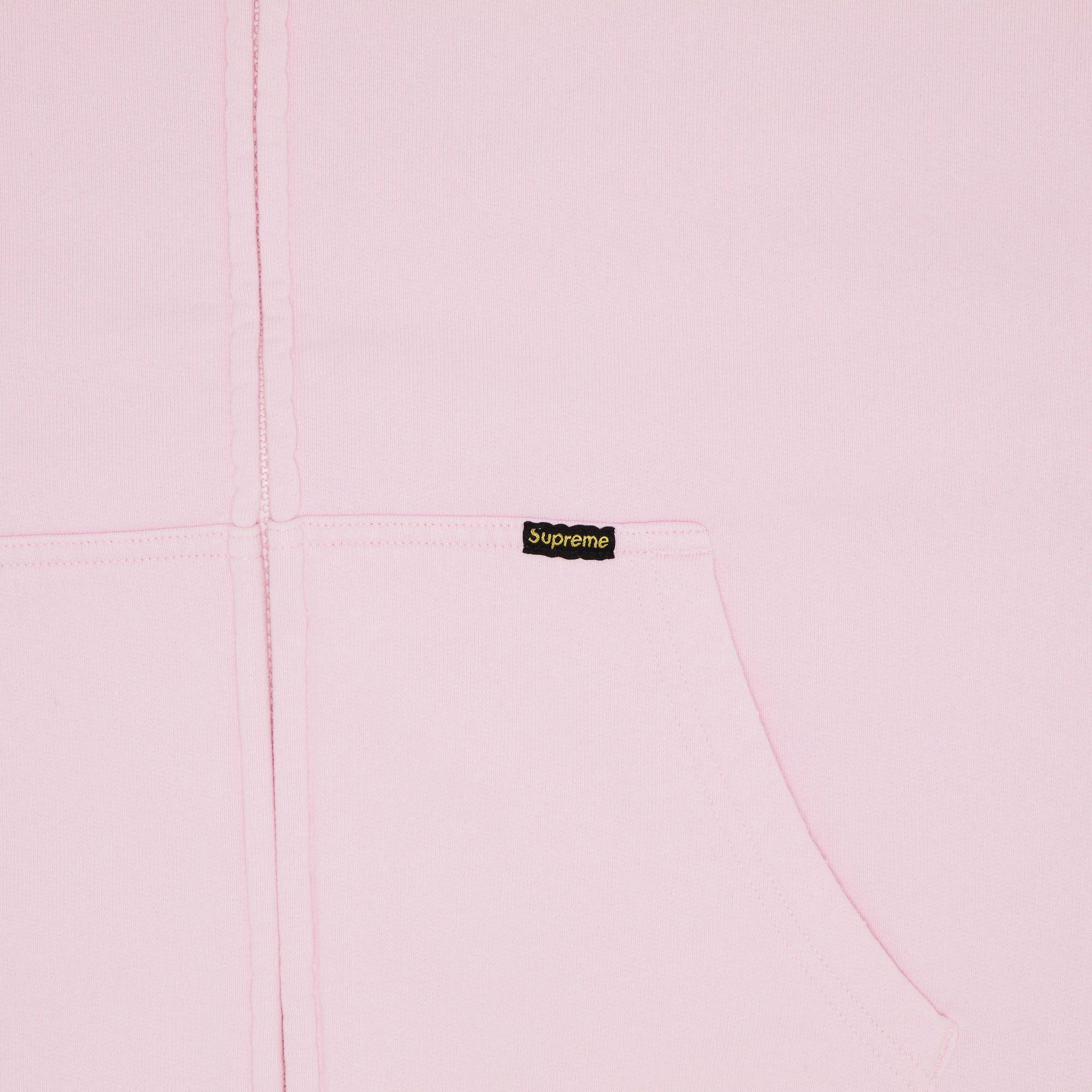 Buy Supreme Work Zip Up Hooded Sweatshirt 'Light Pink