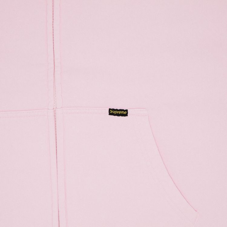 Supreme Work Zip Up Hooded Sweatshirt Light Pink