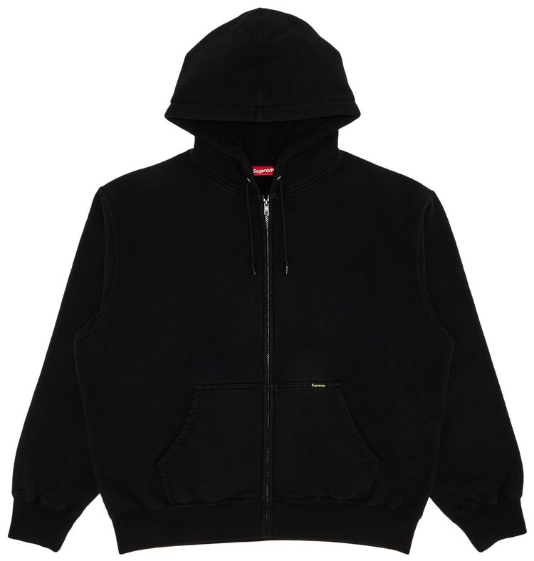 Supreme Work Zip Up Hooded Sweatshirt Black