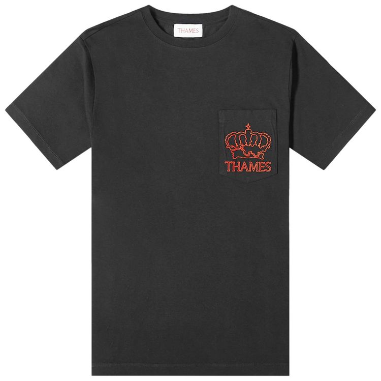 Thames Poche Tee Charcoal