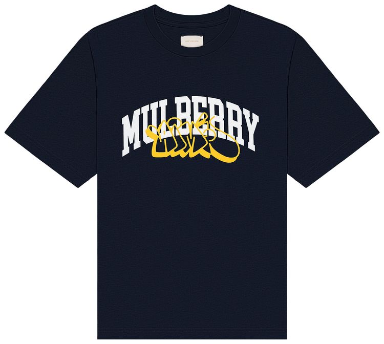 Aime Leon Dore Mulberry Throwie Tee Navy Blazer