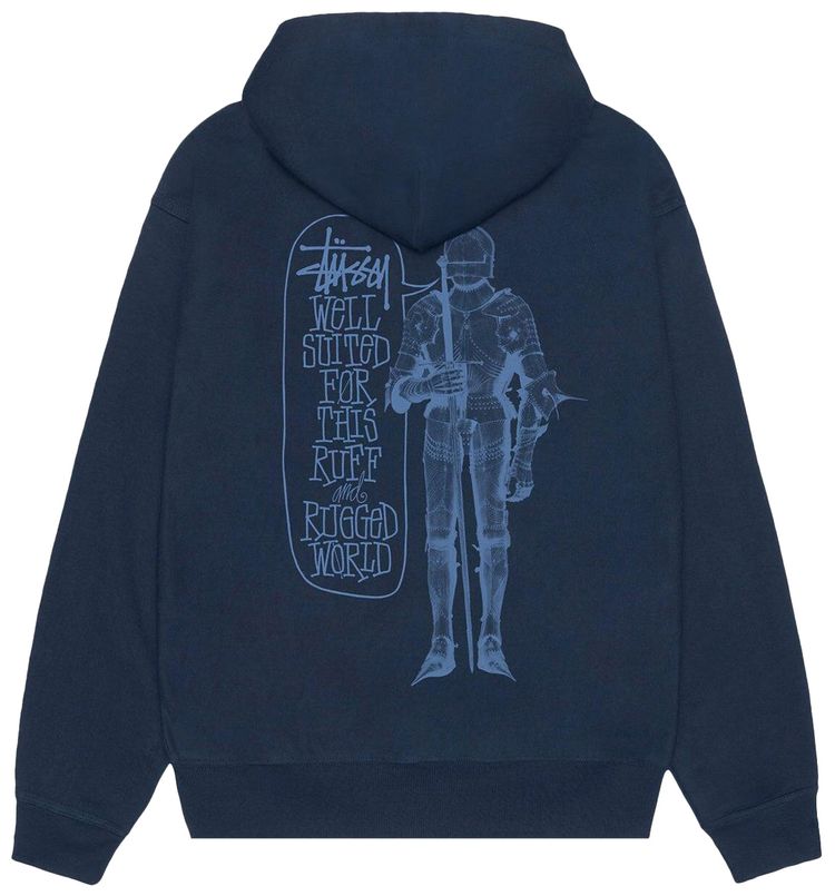 Stussy Well Suited Zip Hoodie Navy