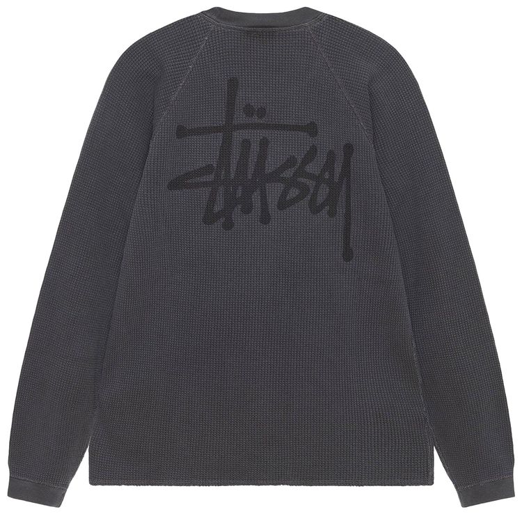 Stussy Basic Thermal Washed Black