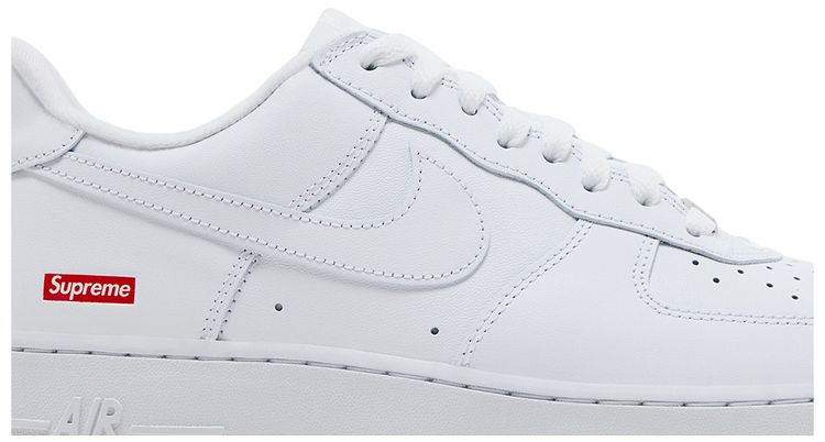 Supreme x Air Force 1 Low Box Logo   White
