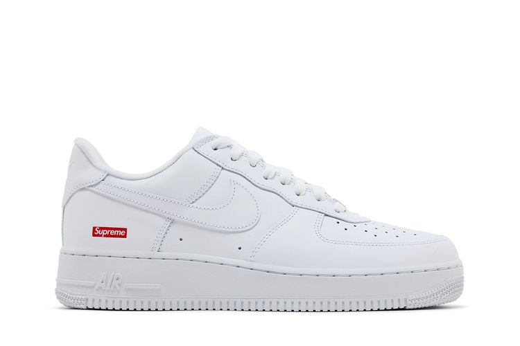 Size Supreme x Nike Air Force Low 'Box Logo White'
