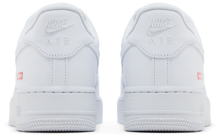 Supreme x Air Force 1 Low Box Logo   White