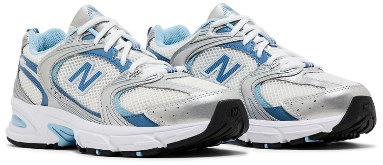New Balance 530 Silver Metallic Heron Blue