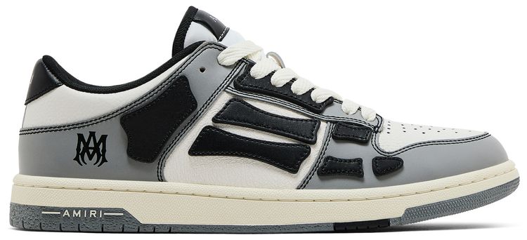 Amiri Skel Top Low Varsity   Grey Black