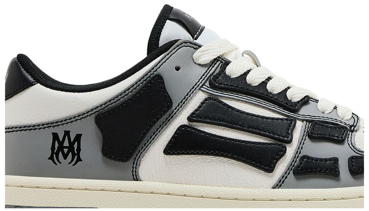 Amiri Skel Top Low Varsity   Grey Black
