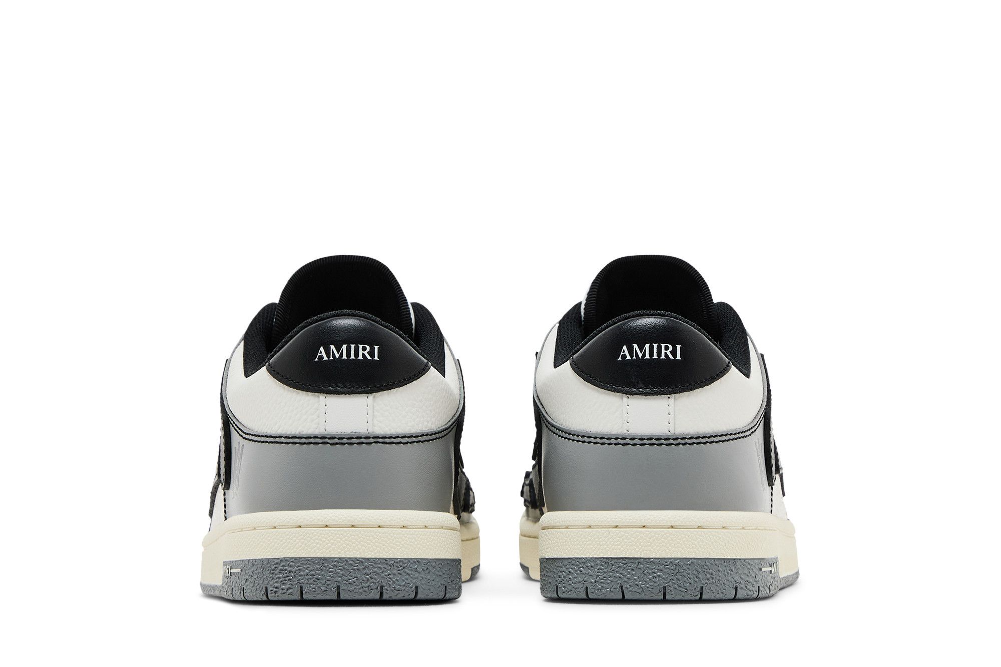 Buy Amiri Skel Top Low 'Varsity - Grey Black' - AMFOSR1077