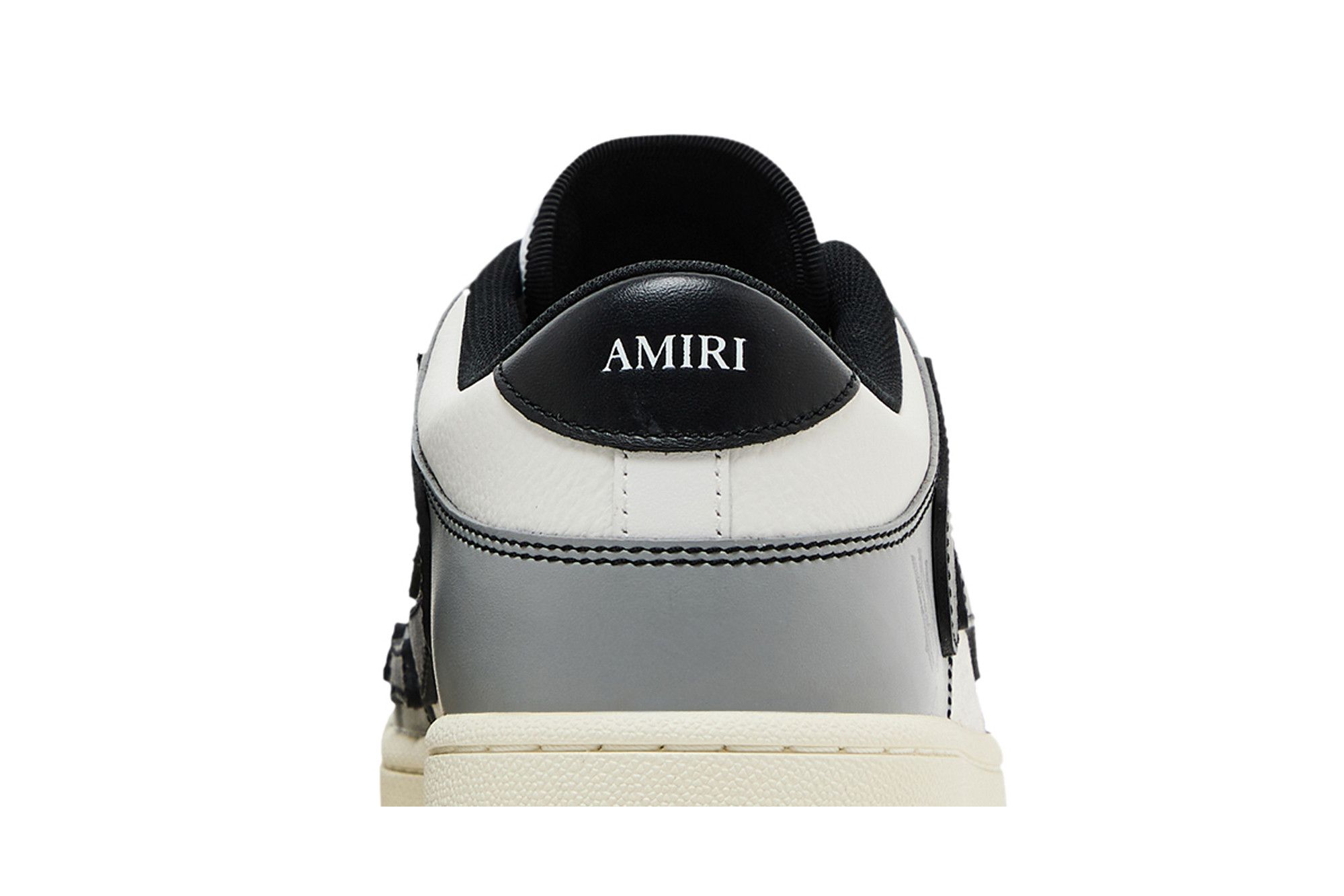 Buy Amiri Skel Top Low 'Varsity - Grey Black' - AMFOSR1077