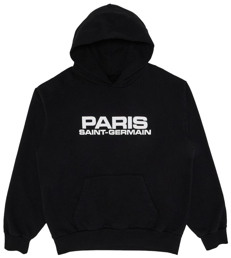 GOAT Exclusive Paris Saint Germain Block Logo Hoodie Black