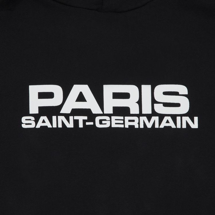 GOAT Exclusive Paris Saint Germain Block Logo Hoodie Black