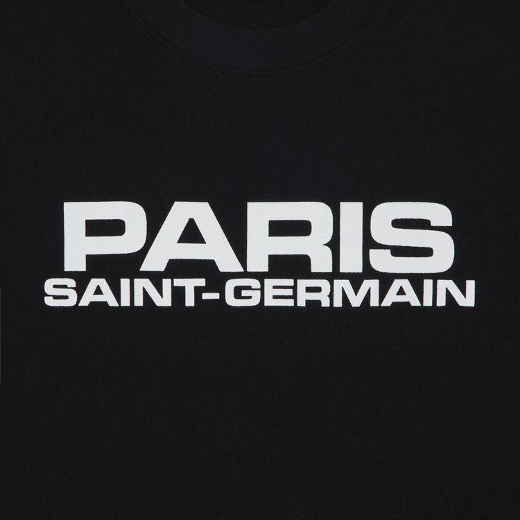 GOAT Exclusive Paris Saint Germain Block Logo T Shirt Black
