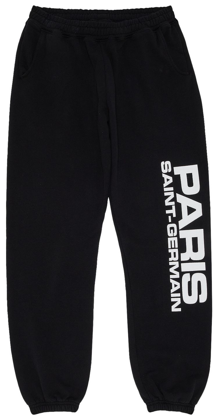 GOAT Exclusive Paris Saint Germain Block Logo Sweatpants Black