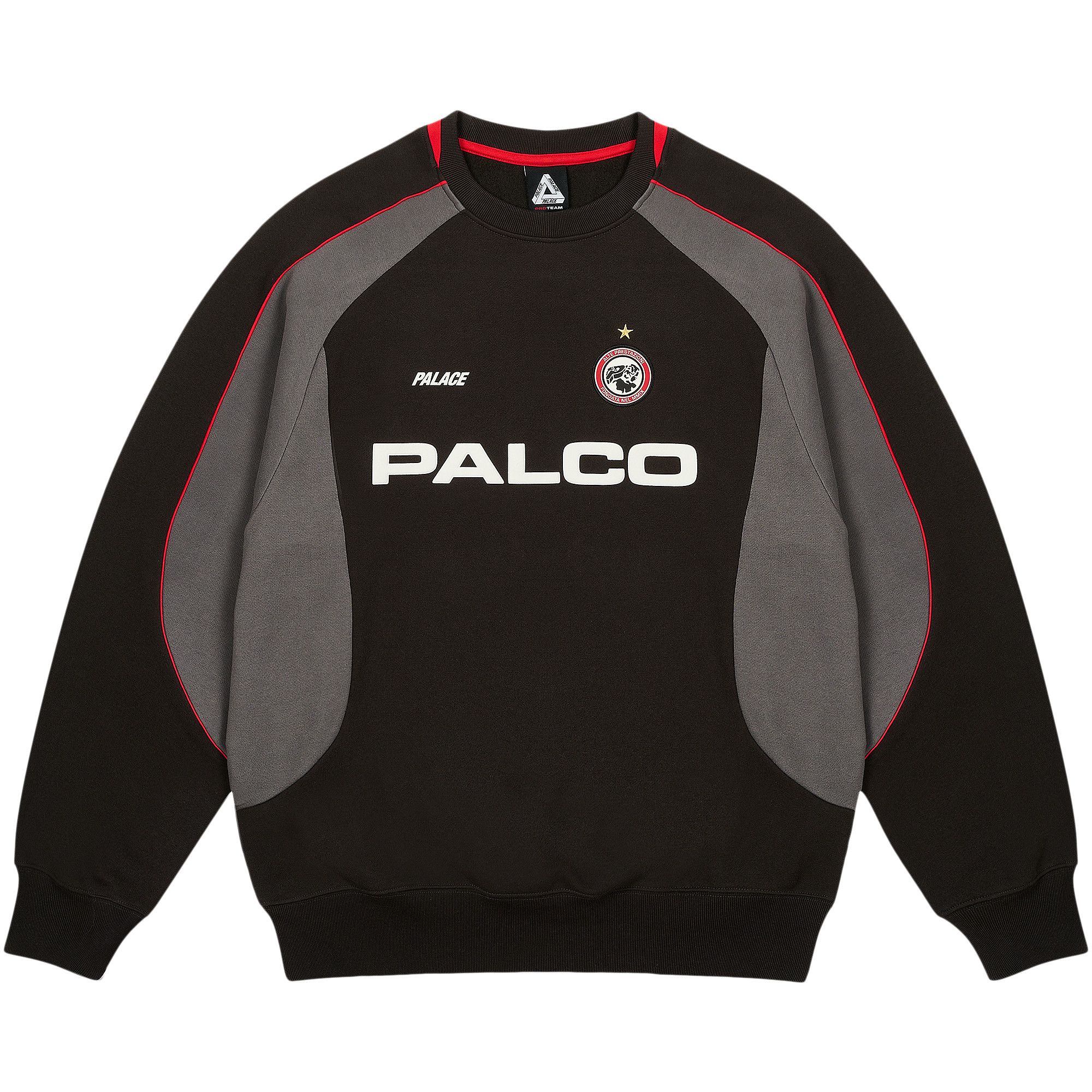 Buy Palace Pro Team Palco Crew 'Black' - P28CS083 | GOAT