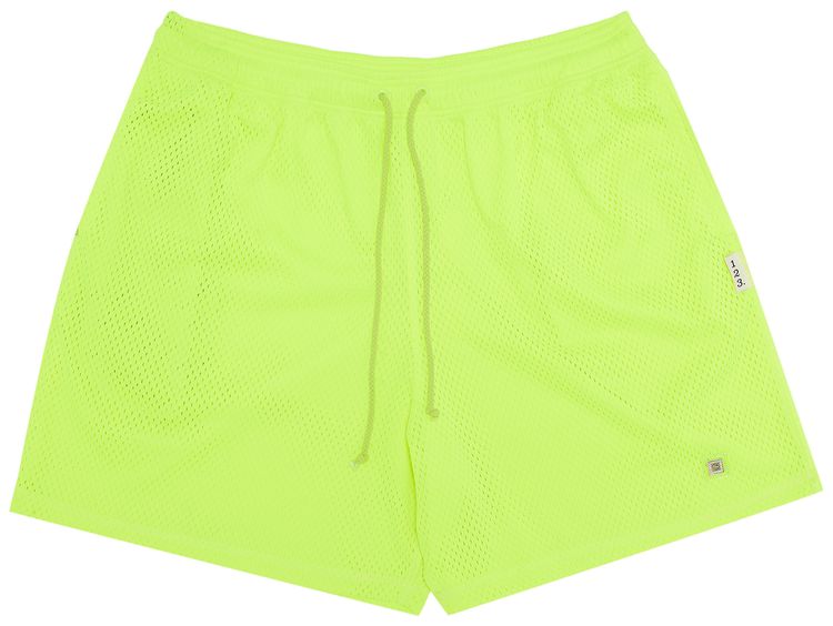 Advisory Board Crystals Mesh Shorts Neon Green