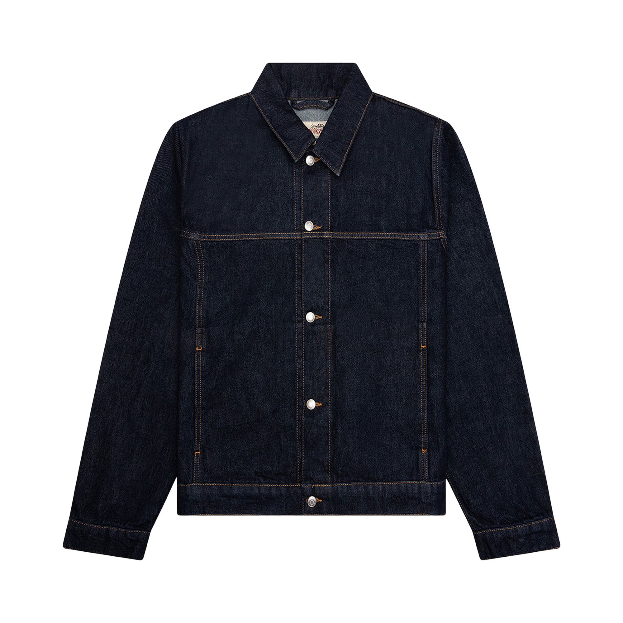 Buy Stussy Trucker Denim Jacket 'Rinsed Indigo' - 115781