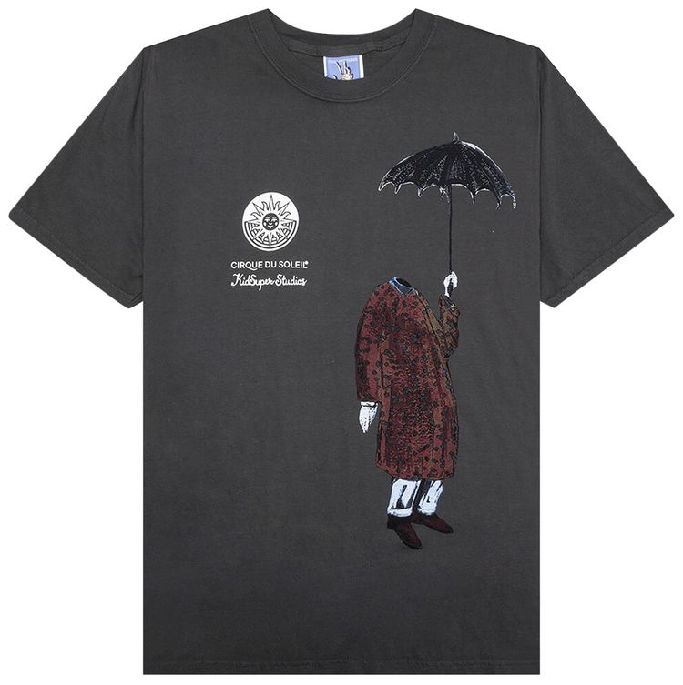 KidSuper Cirque Du Soleil No Head Tee Washed Black