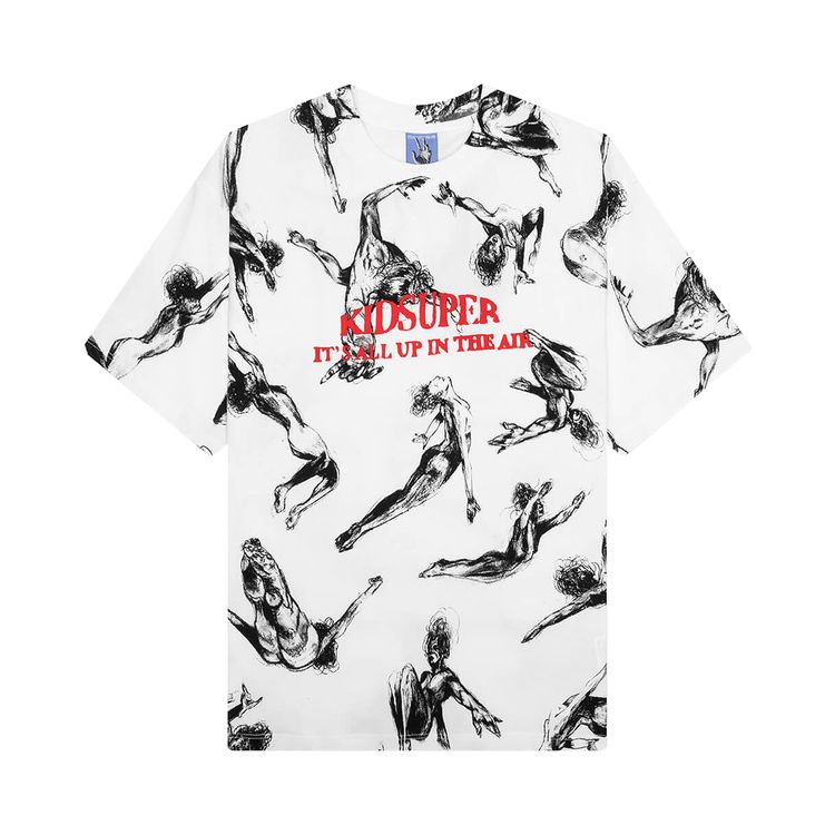 KidSuper Trapeze Women All Over Print Shirt White