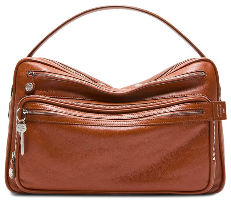 Acne Studios Camera Shoulder Bag Cognac Brown