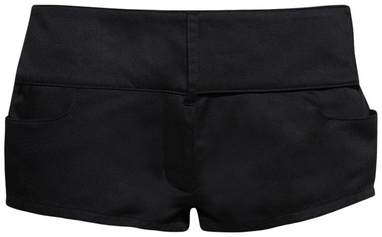 Courreges Belted Shorts Black