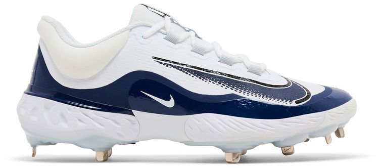 Nike Alpha Huarache Elite 4 Low White Midnight Navy