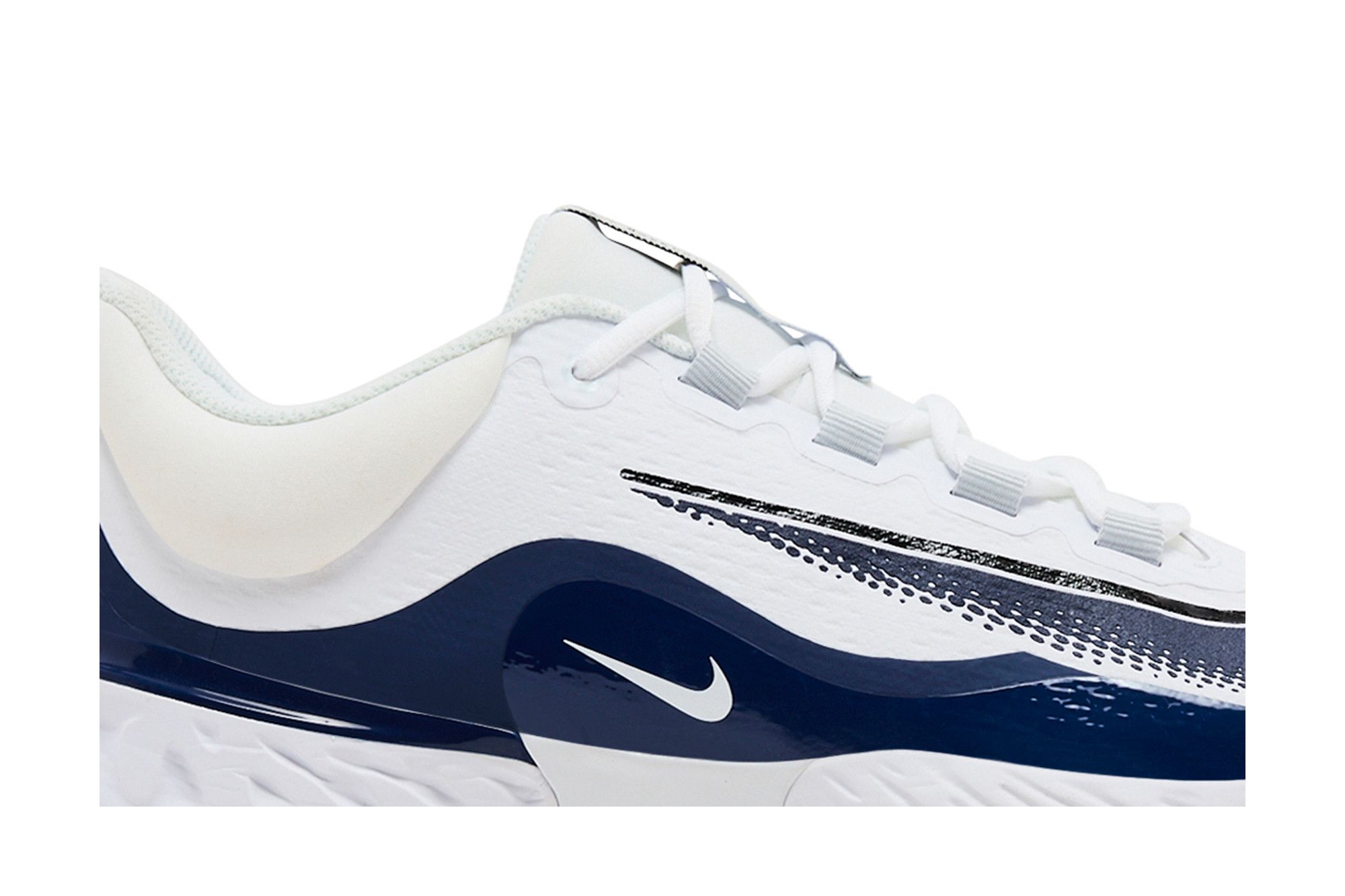 Buy Alpha Huarache Elite 4 Low 'White Midnight Navy