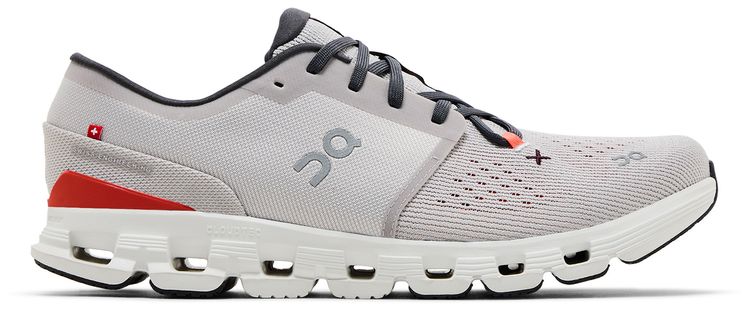 ON Cloud X 4 Silver Flame