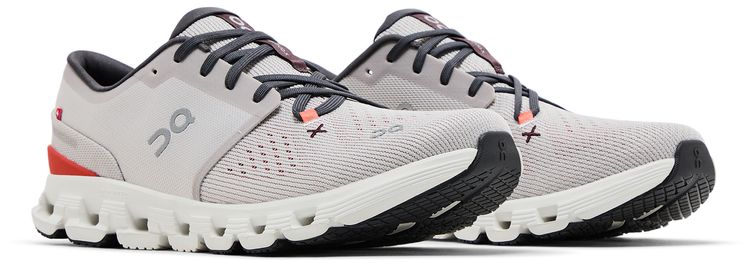ON Cloud X 4 Silver Flame